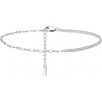 DELIS Гривна за глезен, сребро 925, jw1520, елегантен дизайн, родиево покритие (jw1520)