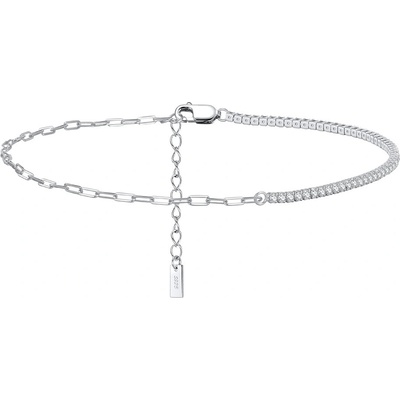 DELIS Гривна за глезен, сребро 925, jw1520, елегантен дизайн, родиево покритие (jw1520)