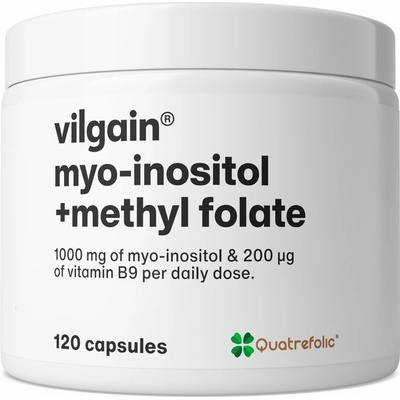 Vilgain Myo-inositol + metyl folát 120 kapslí
