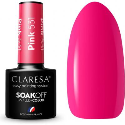 Claresa Gél lak Pink 531 5 ml