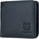 Bullcaptain elegantní kožená peněženka Werner Černá BULLCAPTAIN QB031Hs1