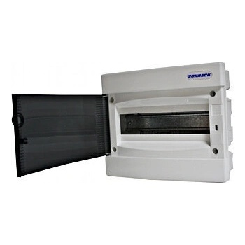 Schrack Табло апартаментно за мазилка 8 модула, 1 ред, прозрачна врата - Schrack (BK080000)