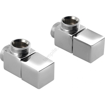 SAPHO - Присъединителен комплект за ъглови вентили CUBE, 2 бр. , лъскав хром (SH0425)