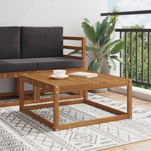 vidaXL Маса за открито Естествен 79 x 79 x 37 см (900525)