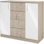 Bogdan Furniture I Скрин Mod 3004, Сонама Арвен/Бал гланц