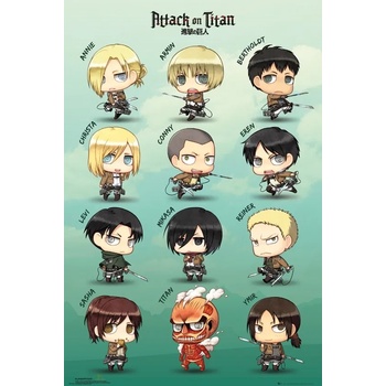 GB eye Макси плакат GB eye Animation: Attack on Titan - Chibi Characters (FP3749)