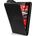 Nokia Lumia 820 Flip Калъф Черен + Протектор