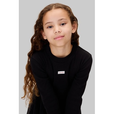 Calvin Klein Jeans Детска памучна рокля Calvin Klein Jeans (IG0IG03008.9BYA)