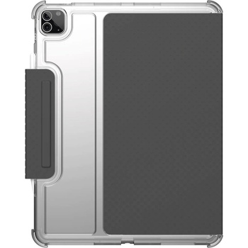 Urban Armor Gear Gear U Lucent Case - удароустойчив хибриден кейс от най-висок клас за iPad Pro 12.9 M2 (2022), iPad Pro 12.9 M1 (2021), iPad Pro 12.9 (2020) (черен-прозрачен)