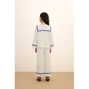 Tinycottons Детски памучен пуловер Tinycottons SAILOR TINY CARDIGAN (SS26.373)