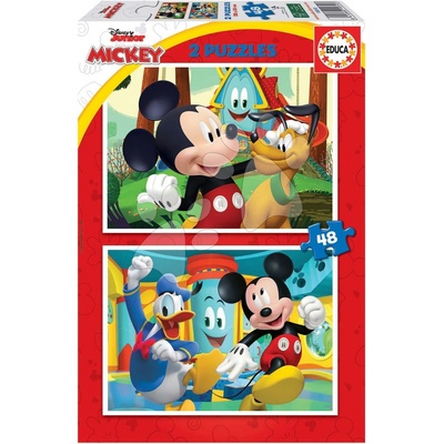 Educa Mickey Mouse Fun House Disney 2x48 dielov