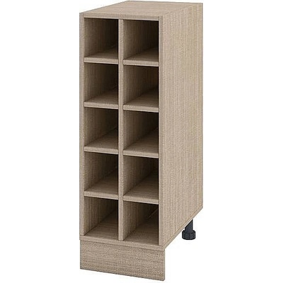 ИРИМ Долен кухненски шкаф бутилиера Сити М-47 мока 30 см