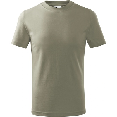 Malfini Basic Dětské triko 138 světlá khaki