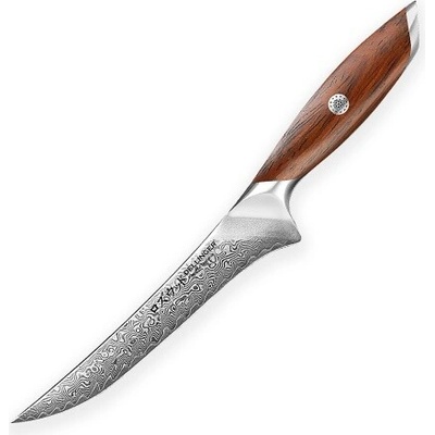 Dellinger nôž vykosťovací Boning 19 cm Rose Wood Damascus