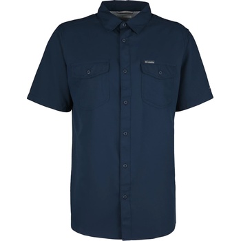 Columbia Мъжка риза с копчета Columbia Utilizer II Solid Short Sleeve Shirt - Collegiate Navy (033-1639-0211)