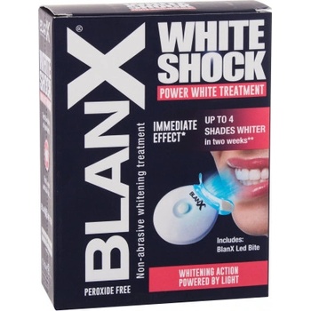 BlanX White Shock Power White Treatment zubná pasta 50 ml + LED aktivátor darčeková sada