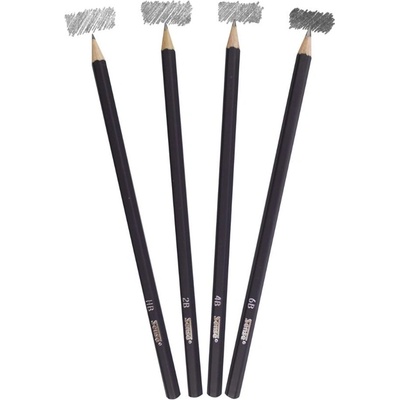 Sense Моливи за скициране, 4 бр. , 6b, 4b, 2b, hb (10907)