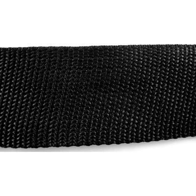 Polypropylénový popruh - čierná - šírka 1,5 cm