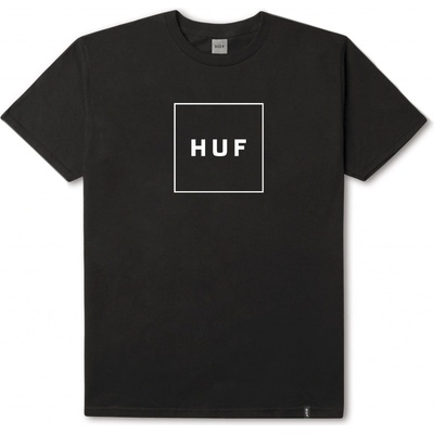 Huf BOX LOGO TEE black