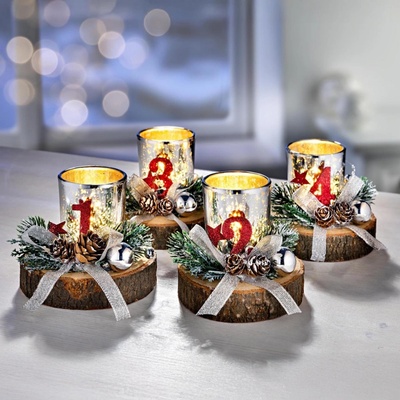 Weltbild Adventní svícny, sada 4 ks – Sleviste.cz