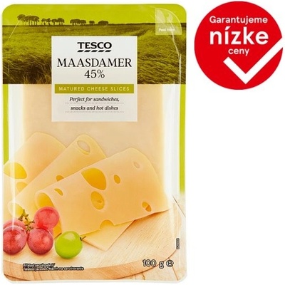 Tesco Maasdamer plátky 100 g