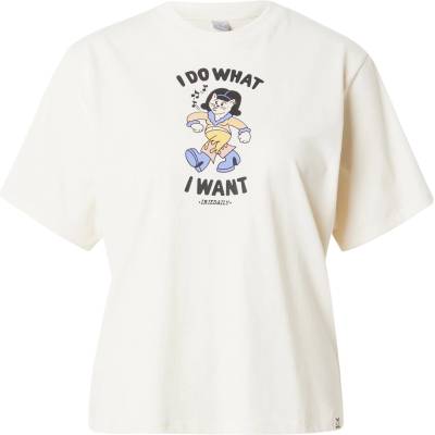 Iriedaily Тениска 'Do What' бяло, размер XS