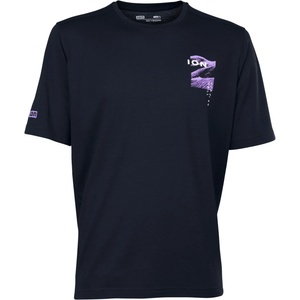 ION Фланелка с къс ръкав за колоездене ION IOB-Bike Jersey Ionic S/S Merino Cycling jersey - Black - размер 50 (EU) (056-4482-0112)