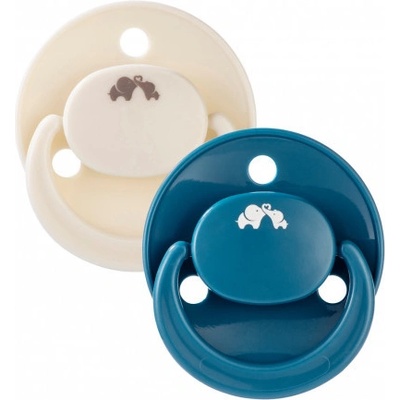 Bebeconfort cumlík silikon symetrický Eco 2ks Sand/Blue