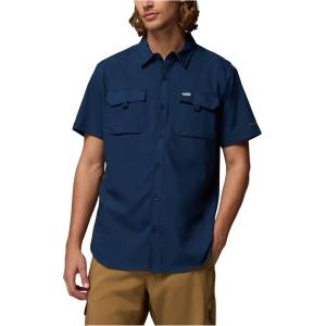Columbia Мъжка риза с копчета Columbia Silver Ridge Utility II S/S Shirt - Collegiate Navy (033-3036-0214)