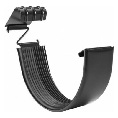KJG Spojka žľabu strešného 280 mm šírka žľabu 127 mm pozink RAL 9005 Čierna