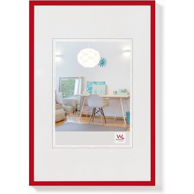 walther design picture frame red 50 x 70 cm New Lifestyle plastic frame KV070R