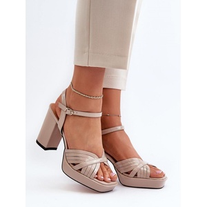Step in style Дамски сандали с ток модел 195544 Step in style