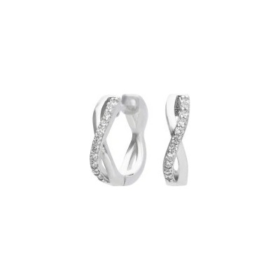 Diamonfire Luxusní stříbrné náušnice E6065