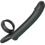 LyBaile Пенис приставка за Strap-on "MOSES BLACK" 13 см