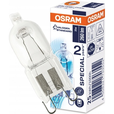 Osram Oven 25 W 230 V G9 žárovka do trouby 4008321703552 – Zbozi.Blesk.cz