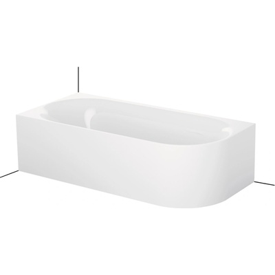 BetteLux Oval IV Silhouette do ľavého rohu 1750x800 mm 3425-000CERVS,PLUS