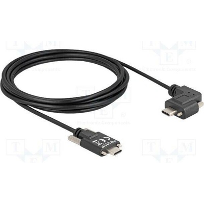 Delock 80958 USB 2.0 USB C vidlice USB C konektor 90° vlevo/vpravo