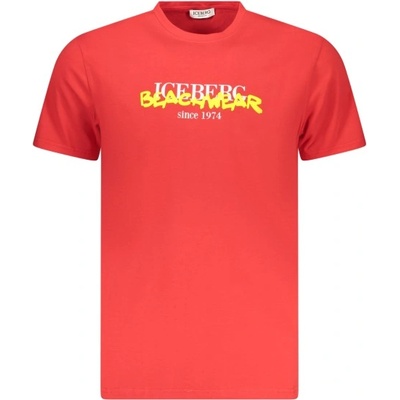 ICEBERG Мъжка тениска с къс ръкав iceberg, Размер m, Цвят Червено (ice3mts01_rored)