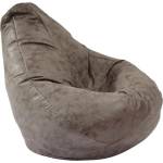 Pufrelax Пуф круша, 220л. , Nirvana Hobbit - Discover Gray, Перящ се калъф, Пълнеж от полистиролни перли, Гама Premium (PUF-G-NH-PT-DIG)