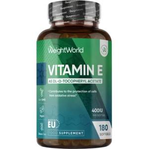 WeightWorld Vitamin E 400IU [180 Гел капсули]