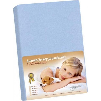 Bellatex jersey prostěradlo s elastanem modré 90x200