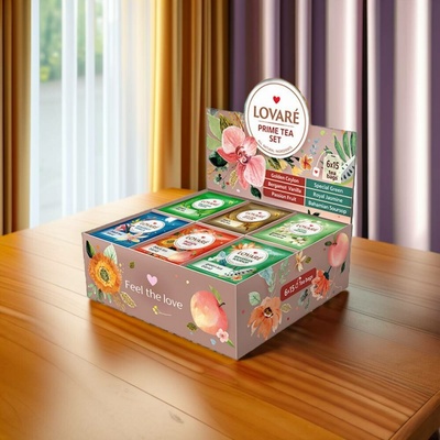 Lovaré Kolekce čajů Prime Tea Set 90 sáčků