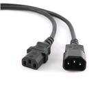 Kabel C-TECH síťový, prodlužovací, 3m VDE 220/230V napájecí (CB-PWRC14-3)