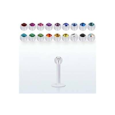 Piercingate Labreta s kamínkem PLA00285