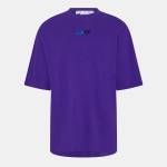 Off White Тениска Off White Men's Exact Skate Short Sleeve T-Shirt - Purple