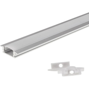 OPTONICA АЛУМИНИЕВ ПРОФИЛ ЗА LED ЛЕНТА 6 mm L=1m - BUILT-IN (5193)