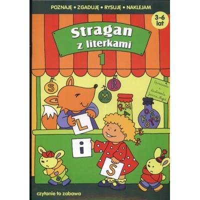 Stragan z literkami 1. 3-6 lat