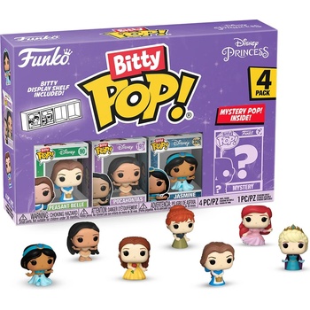 Funko Комплект мини фигури Funko Bitty POP! : Disney Princess - 4-Pack (Series 2) (086705)