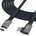 Wozinsky Здрав USB4 кабел с Thunderbolt 4 за устройства с USB-C порт - Wozinsky Thunderbolt 4 USB4 USB-C to USB-C Angled Cable 240W (черен) (100 см) (WPS3-UY41S)