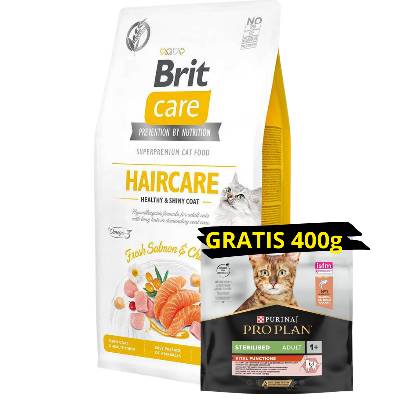 Brit Care Cat Grain-Free Haircare Healthy & Shiny Coat 7 kg